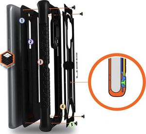 UAG Etui UAG Urban Armor Gear Monarch do Samsung Galaxy Note 10 Black uniwersalny 3