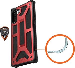 UAG Etui UAG Urban Armor Gear Monarch do Samsung Galaxy Note 10 Crimson Red uniwersalny 3