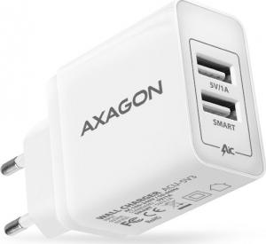 Ładowarka Axagon ładowarka USB do sieci , 2x port 5V-2.1A + 1A, 15.5W 1