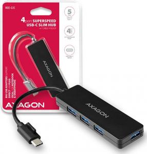 HUB USB Axagon 4x USB-A 3.2 Gen1 (HUE-G1C) 7