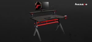 Biurko Huzaro Hero 5.0 Czerwone 120 cmx60 cm 13