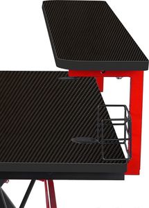 Biurko Huzaro Hero 5.0 Czerwone 120 cmx60 cm 6