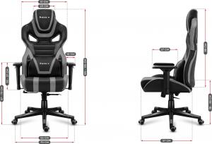 Fotel Huzaro Force 7.5 szary 8