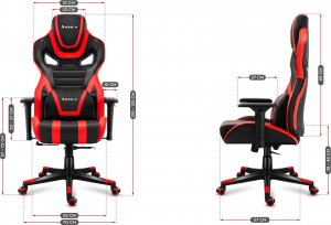 Fotel Huzaro Force 7.5 czerwony 7