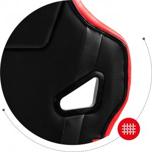 Fotel Huzaro Force 7.5 czerwony 9
