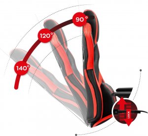 Fotel Huzaro Force 7.5 czerwony 12