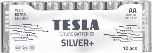 Tesla TESLA SILVER Alkaline baterie AA (LR06, tužková, shrink) 10 ks 1