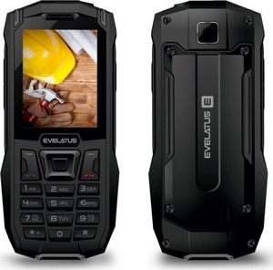 Telefon komórkowy Evelatus Evelatus Rock Black Latarka Powerbank Dual Sim 1