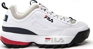Fila Buty Fila DISRUPTOR CB LOW 1FG WHITE męskie - 1010707-1FG 45 1