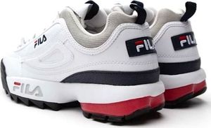 Fila Buty Fila DISRUPTOR CB LOW 1FG WHITE męskie - 1010707-1FG 45 4