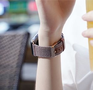 Dux Ducis Dux Ducis Litchi Grain Band pasek opaska bransoleta do Watch 4 40mm / Watch 3 38mm / Watch 2 38mm / Watch 1 38mm różowy uniwersalny 17