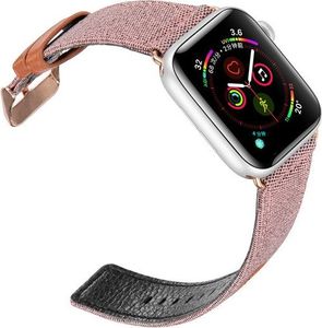 Dux Ducis Dux Ducis Litchi Grain Band pasek opaska bransoleta do Watch 4 40mm / Watch 3 38mm / Watch 2 38mm / Watch 1 38mm różowy uniwersalny 2