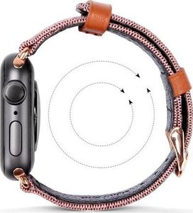 Dux Ducis Dux Ducis Litchi Grain Band pasek opaska bransoleta do Watch 4 40mm / Watch 3 38mm / Watch 2 38mm / Watch 1 38mm różowy uniwersalny 4