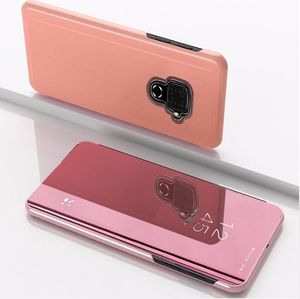 Hurtel Clear View Case futerał etui z klapką Huawei Mate 30 Lite różowy uniwersalny 1