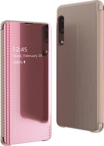 Hurtel Flip View futerał etui z klapką Samsung Galaxy A50 różowy uniwersalny 1