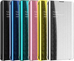 Hurtel Flip View futerał etui z klapką Samsung Galaxy A50 różowy uniwersalny 3