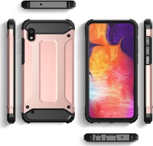 Hurtel Hybrid Armor pancerne hybrydowe etui pokrowiec Samsung Galaxy A10 czarny uniwersalny 5