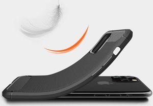 Hurtel Carbon Case elastyczne etui pokrowiec iPhone 11 Pro Max czarny uniwersalny 8