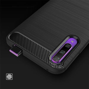 Hurtel Carbon Case elastyczne etui pokrowiec Honor 9X czarny uniwersalny 7