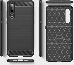 Hurtel Carbon Case elastyczne etui pokrowiec Xiaomi Mi A3 / Xiaomi Mi CC9E czarny uniwersalny 7