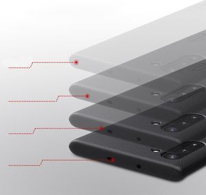 Nillkin Nillkin Super Frosted Shield wzmocnione etui pokrowiec + podstawka Samsung Galaxy Note 10 czarny uniwersalny 12