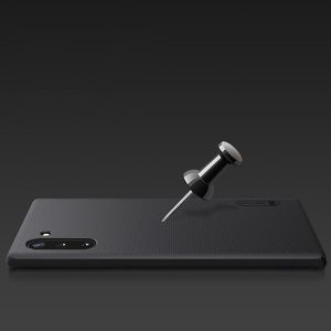 Nillkin Nillkin Super Frosted Shield wzmocnione etui pokrowiec + podstawka Samsung Galaxy Note 10 czarny uniwersalny 13