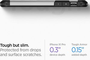Spigen SPIGEN TOUGH ARMOR IPHONE 11 PRO MAX SATIN SILVER uniwersalny 10