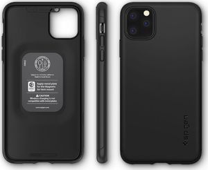 Spigen SPIGEN THIN FIT CLASSIC IPHONE 11 PRO BLACK uniwersalny 6