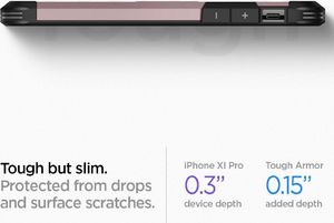Spigen SPIGEN TOUGH ARMOR IPHONE 11 PRO MAX ROSE GOLD uniwersalny 8