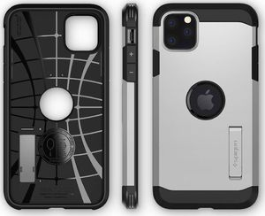 Spigen SPIGEN TOUGH ARMOR IPHONE 11 PRO SATIN SILVER uniwersalny 8