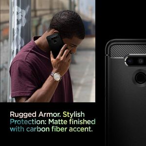 Spigen SPIGEN RUGGED ARMOR LG V50 THINQ BLACK uniwersalny 7