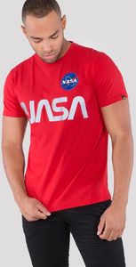 Alpha Industries Koszulka męska NASA czerwona r. M (178501-328) 1