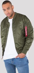 Kurtka męska Alpha Industries zielona r. S 1