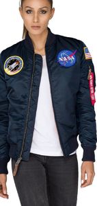 Alpha Industries Kurtka damska Ma-1 Vf Nasa granatowa r. L (168007-07) 2