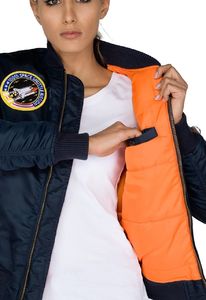 Alpha Industries Kurtka damska Ma-1 Vf Nasa granatowa r. L (168007-07) 6