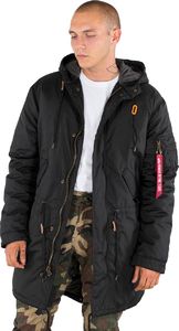 Kurtka męska Alpha Industries Kurtka męska Hooded Fishtail czarna r. XXL (178111-03) 1