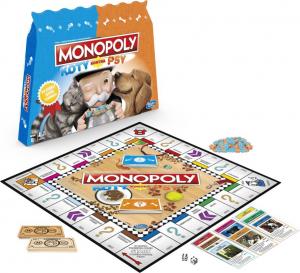 Hasbro Gra planszowa Monopoly Koty kontra psy 2