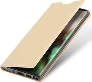 Dux Ducis Dux Ducis Skin Leather etui portfel z klapką SAMSUNG GALAXY NOTE 10+ Plus złote uniwersalny 4