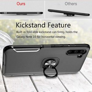 Etui Armor Ring Galaxy Note 10 czarne uniwersalny 4