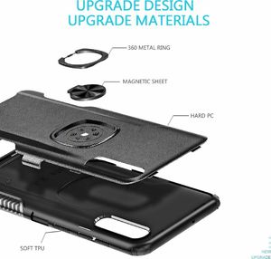 Etui Pancerne Armor Ring SAMSUNG GALAXY A10 czarne uniwersalny 2