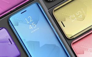 Etui Clear View Cover Galaxy Note 10 niebieskie 18