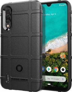 Etui Pancerne Rugged Square Xiaomi MI A3 Lite czarne 1