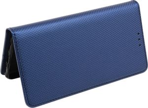 Etui portfel Flip Magnet HUAWEI HONOR 8X granatowe uniwersalny 4