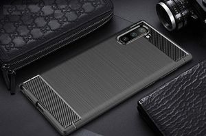 Etui Pancerne Carbon SAMSUNG GALAXY NOTE 10 czarne uniwersalny 5