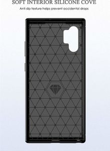 Etui Pancerne Carbon SAMSUNG GALAXY NOTE 10+ PLUS czarne uniwersalny 7