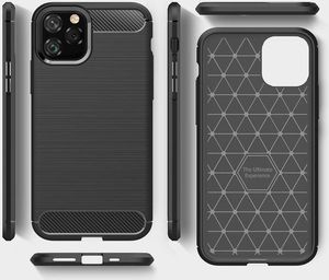 Etui Pancerne Carbon IPHONE 11 Pro 2019 czarne uniwersalny 3