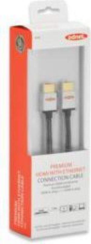Kabel Ednet HDMI - HDMI 3m srebrny (84482) 2