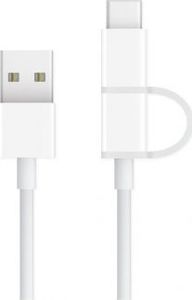 Kabel USB Xiaomi USB-A - microUSB, USB-C 1 m Biały 1