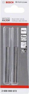 Bosch Bosch planer blade 56mm for GHO 12V-20 2pcs - 2608000672 1