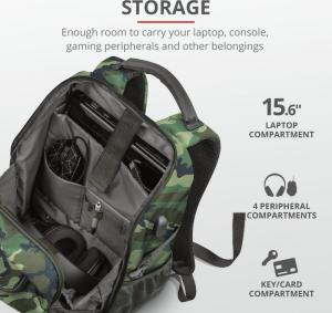 Plecak Trust GXT 1255 Outlaw Camo 15.6" (GAXB-080) 3